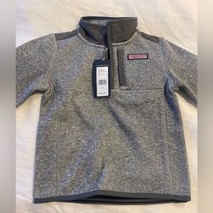 NWT Vineyard Vines Boys' Mountain Sweater Fleece Quarter-Zip size 5